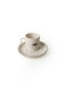 Hermia Juego de tazas de café Blanco y negro, 12 piezas